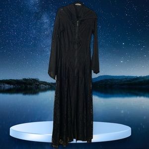 Punk Rave XL goth lace coverup with hood